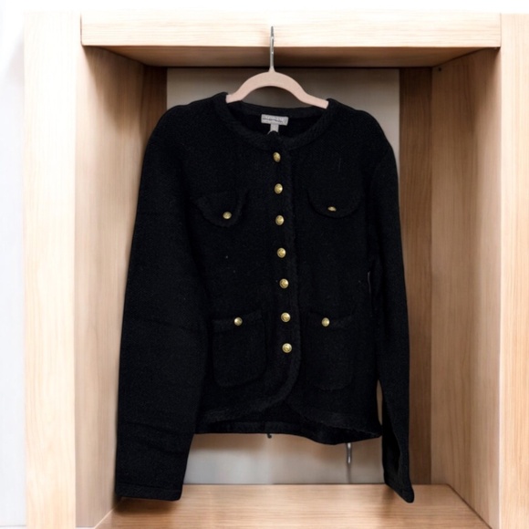 J. Crew Textured sweater lady jacket XL - Picture 2 of 9